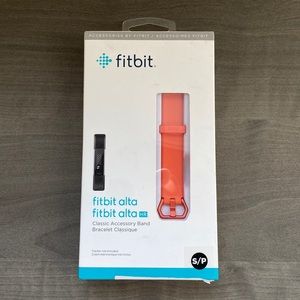 Fitbit Alta / Alta HR Coral Band - New with Tags in Box - Small/Petite Size